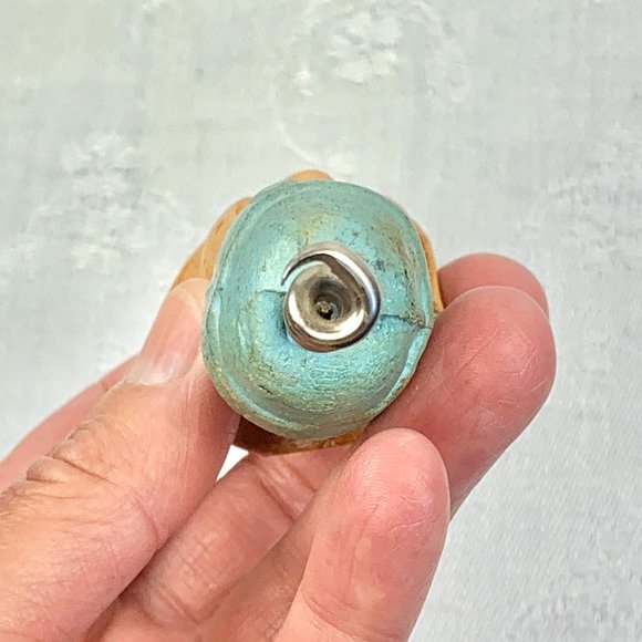 Vintage Hand Carved Resin Figural Folk Art Cork Screw Wine Opener Bar Ware - Picture 6 of 7